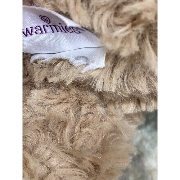 SET (2) Warmies Soothing Therapy Marshmallow & Brown Bear Plushes Microwavable - Picture 7 of 10